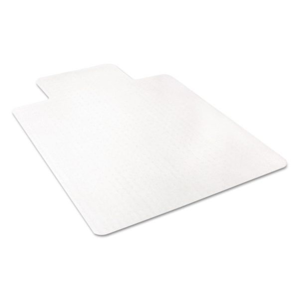 Economat Occasional Use Chair Mat, Low Pile Carpet, Flat, 36 X 48, Lipped, Clear - Image 6