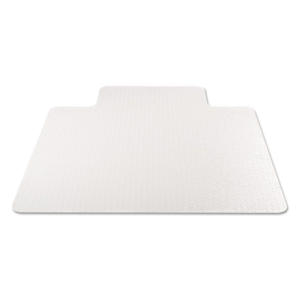 Economat Occasional Use Chair Mat For Low Pile Carpet, 45 X 53, Wide Lipped, Clear - Image 8