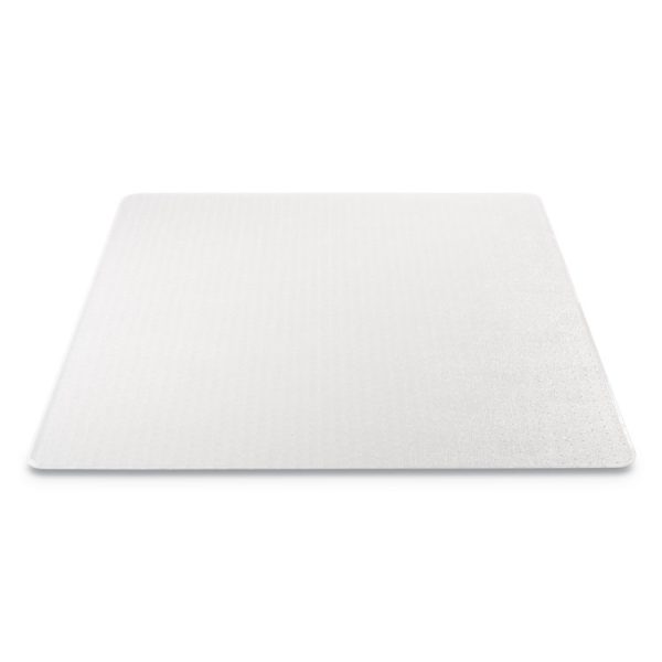 Economat Occasional Use Chair Mat For Low Pile Carpet, 45 X 53, Rectangular, Clear - Image 9