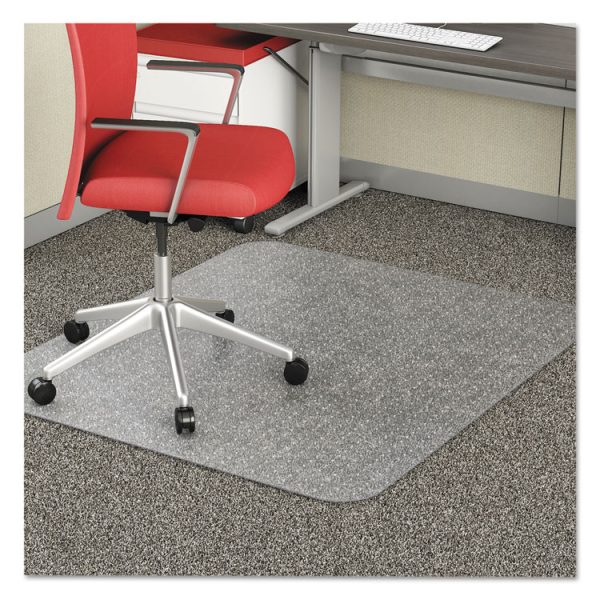 Economat Occasional Use Chair Mat, Low Pile Carpet, Flat, 46 X 60, Rectangle, Clear - Image 10