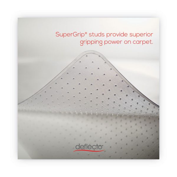 Duramat Moderate Use Chair Mat, Low Pile Carpet, Roll, 36 X 48, Lipped, Clear - Image 2