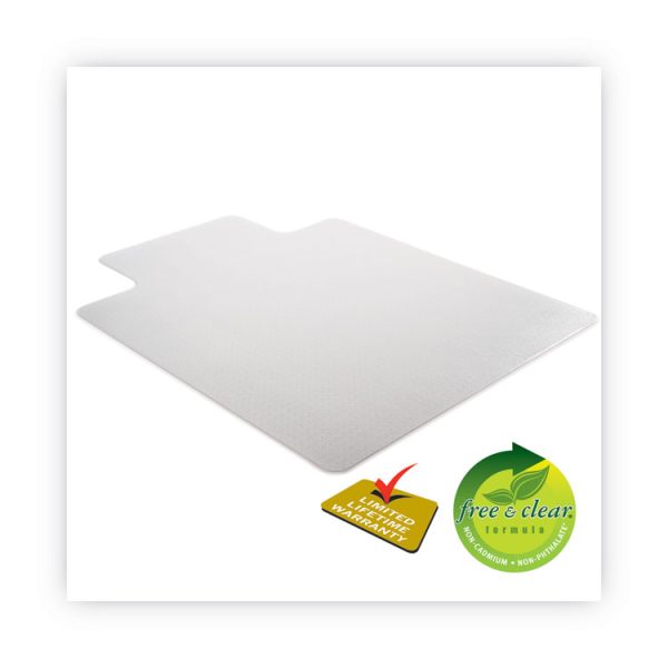 Duramat Moderate Use Chair Mat, Low Pile Carpet, Roll, 36 X 48, Lipped, Clear - Image 5