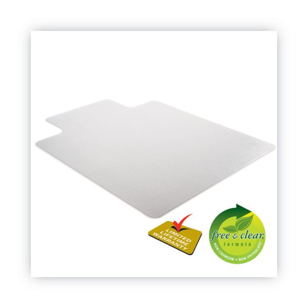 Supermat Frequent Use Chair Mat, Med Pile Carpet, Roll, 36 X 48, Lipped, Clear - Image 5