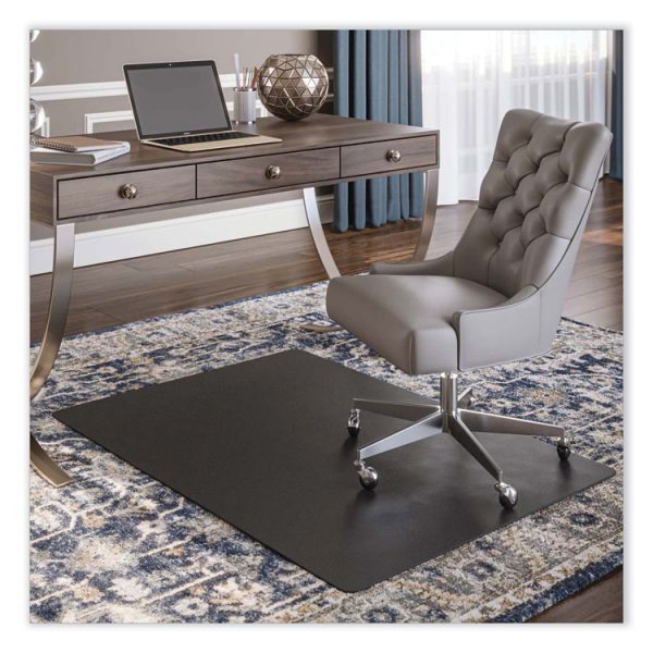 Supermat Frequent Use Chair Mat For Medium Pile Carpet, 36 X 48, Rectangular, Black - Image 7
