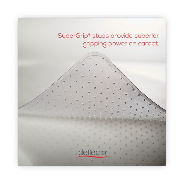 Supermat Frequent Use Chair Mat, Med Pile Carpet, Roll, 46 X 60, Rectangle, Clear - Image 3