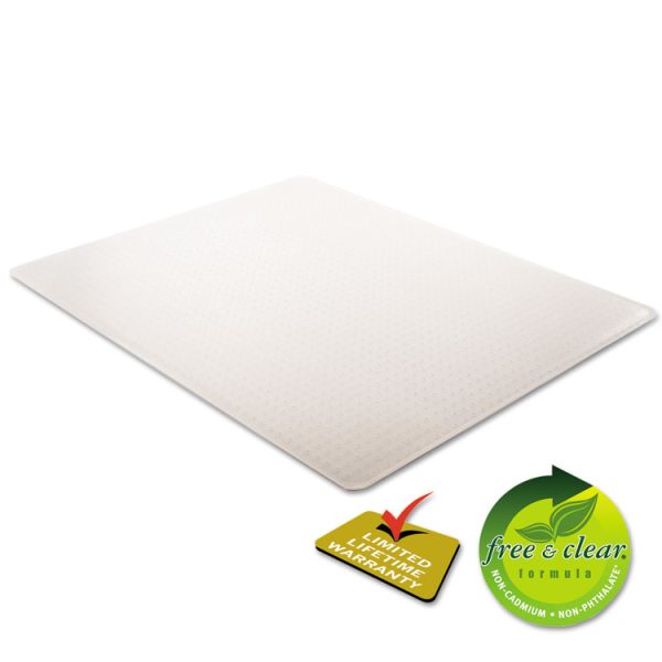 Supermat Frequent Use Chair Mat, Medium Pile Carpet, Flat, 46 X 60, Rectangle, Clear - Image 5