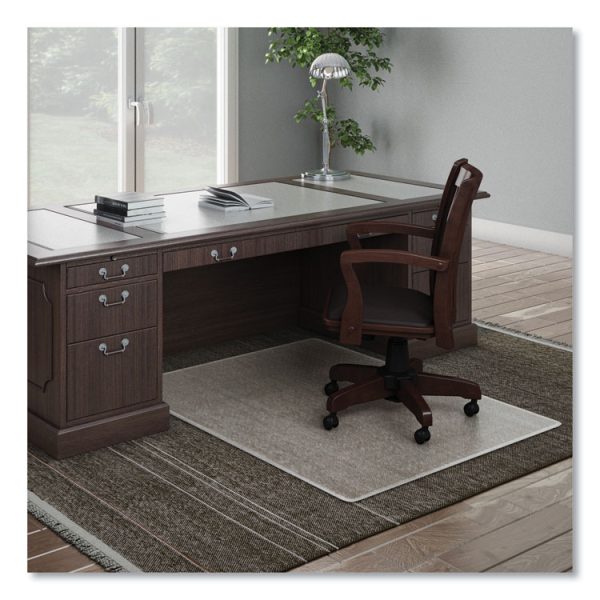 Execumat All Day Use Chair Mat For High Pile Carpet, 46 X 60, Rectangular, Clear - Image 9