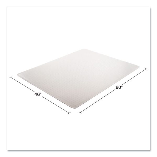 Execumat All Day Use Chair Mat For High Pile Carpet, 46 X 60, Rectangular, Clear - Image 2
