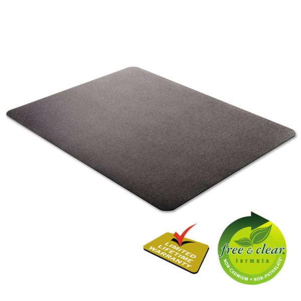 EconoMat All Day Use Chair Mat for Hard Floors, Flat Packed, 45 x 53, Black - Image 5