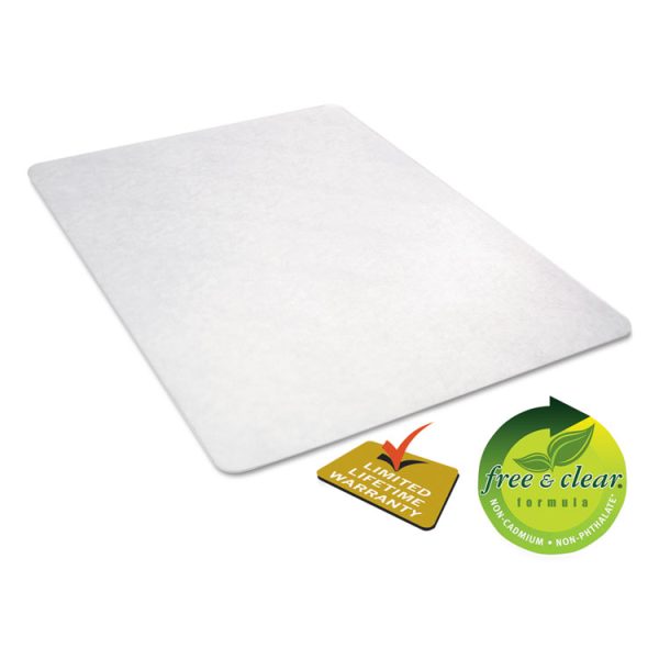 EconoMat All Day Use Chair Mat for Hard Floors, Rolled Packed, 45 x 53, Clear - Image 4