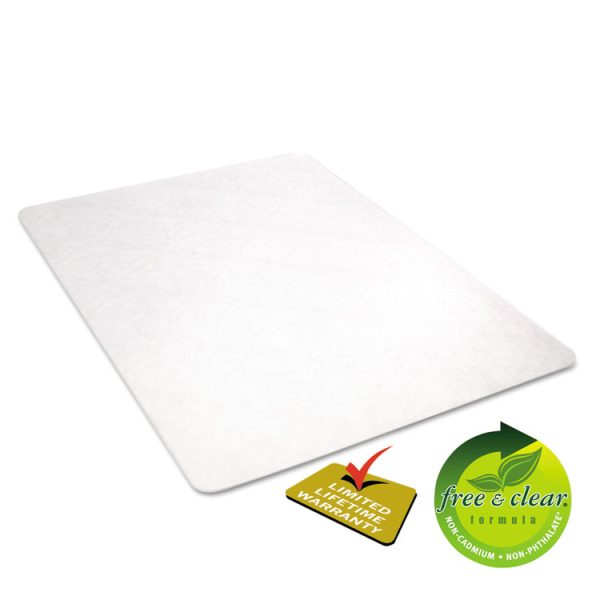EconoMat All Day Use Chair Mat for Hard Floors, Flat Packed, 46 x 60, Clear - Image 5