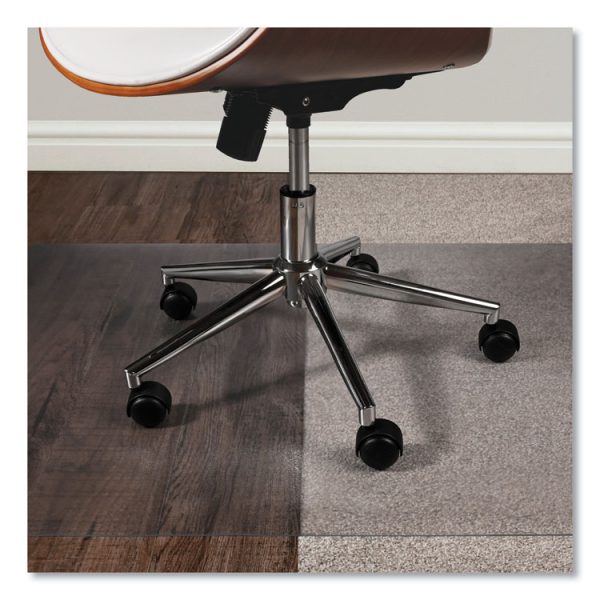 SuperGrip Chair Mat, Rectangular, 48 x 36, Clear, Ships Rolled - Image 2