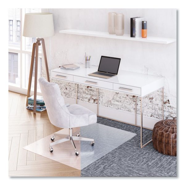SuperGrip Chair Mat, Rectangular, 48 x 36, Clear, Ships Rolled - Image 7