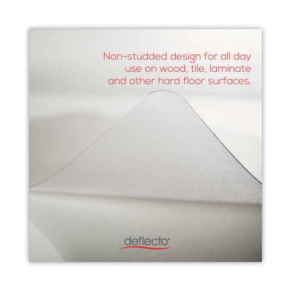 Antimicrobial Chair Mat, Rectangular, 45 X 53, Clear - Image 2