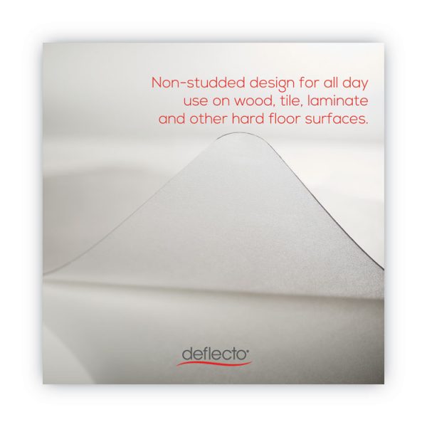 EconoMat All Day Use Chair Mat for Hard Floors, Rolled Packed, 46 x 60, Clear - Image 3