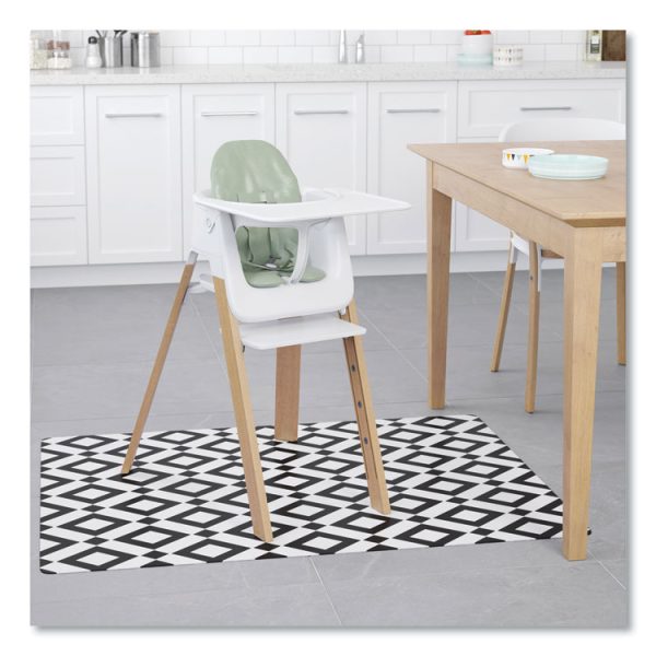 Fashionmat Chair Mat, Rectangular, 35 X 40, Diamonds - Image 3