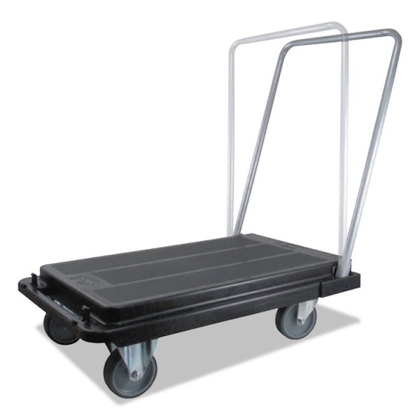 Heavy-Duty Platform Cart, 300 lb Capacity, 21 x 32.5 x 37.5, Black - Image 5
