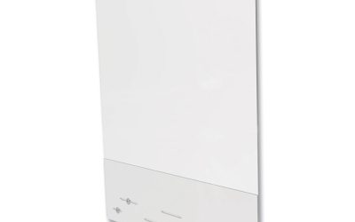 Mounting Safety Barrier With Full Shield And Brace, 31.5″ X 38″, Polycarbonate, Clear, 2/carton