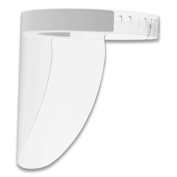 Disposable Face Shield, 13 x 10, Clear, 100/Carton - Image 2