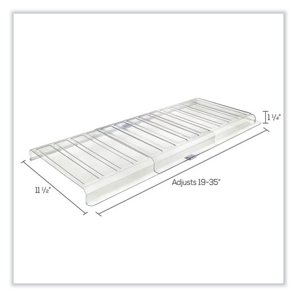 Under Furniture Air Deflector, 11 x 20 x 1.25, Clear - Image 6