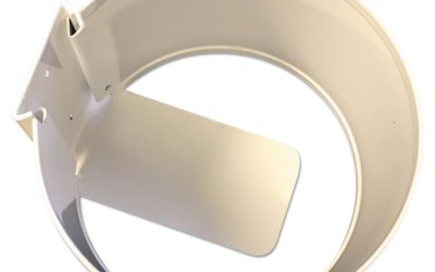 Wall Mount Holder, 6″ X 6″ X 4″, White, 12/carton