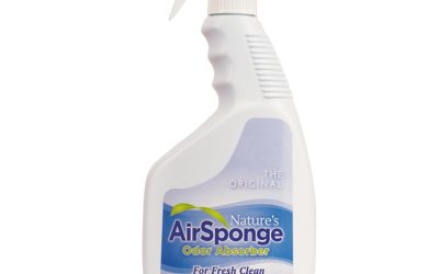 Sponge Odor Absorber Spray, Fragrance Free, 22 Oz Spray Bottle, 12/carton