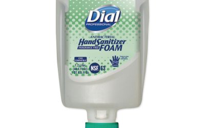 Antibacterial Foaming Hand Sanitizer Refill For Fit Manual Dispenser, 1.2 L Bottle, Fragrance-Free, 3/carton