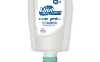 Clean+gentle Antibacterial Foaming Hand Wash Refill For Fit Touch Free Dispenser, Fragrance Free, 1 L, 3/carton