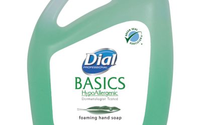 Basics Hypoallergenic Foaming Hand Wash, Honeysuckle, 1 Gal
