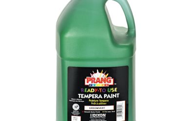 Ready-To-Use Tempera Paint, Green, 1 Gal Bottle