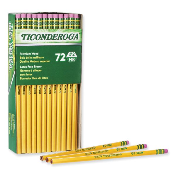 Pencils, HB (#2), Black Lead, Yellow Barrel, 72/Pack - Image 4