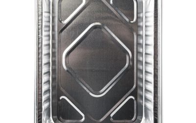 Aluminum Closeable Containers, 1.5 Lb Oblong, 8.69 X 6.13 X 1.56, Silver, 500/carton