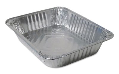 Aluminum Steam Table Pans, Half-Size Deep-120 Oz., 2.56″ Deep, 10.38 X 12.75, 100/carton