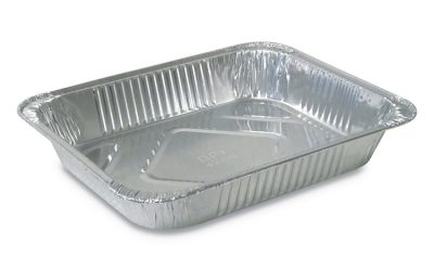 Aluminum Steam Table Pans, Half-Size Medium, 2.19″ Deep, 10.38 x 12.75, 100/Carton