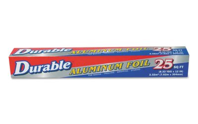 Standard Aluminum Foil Roll, 12″ X 25 Ft, 35/carton
