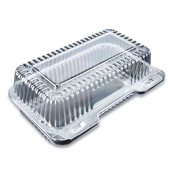 Plastic Clear Hinged Containers, 33 Oz, 5.5 X 8.88 X 3.38, Clear, 250/carton