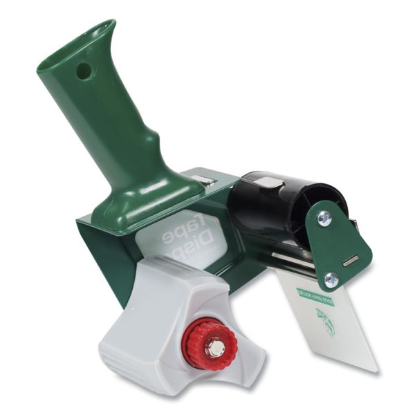 Extra-Wide Packaging Tape Dispenser, 3" Core, For Rolls Up To 3" X 54.6 Yds, Green - Image 2