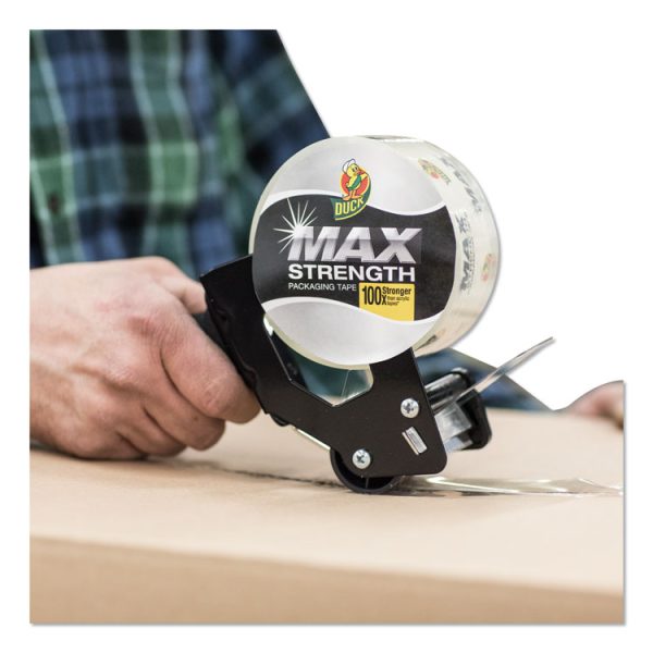 Max Packaging Tape With Pistol Grip Dispenser, 3" Core, 1.88" X 54.6 Yds, Crystal Clear - Image 3