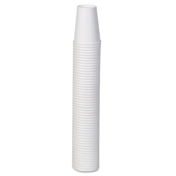 Paper Hot Cups, 12 Oz, White, 50/sleeve, 20 Sleeves/carton - Image 3