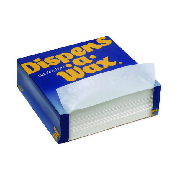 Dispens-A-Wax Waxed Deli Patty Paper, 4.75 X 5, White, 1,000/box, 24 Boxes/carton - Image 5