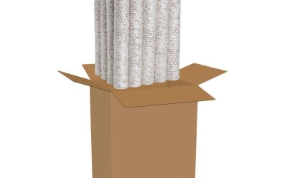 Perfectouch Paper Hot Cups, 12 Oz, Coffee Haze Design, Individually Wrapped, 1,000/carton