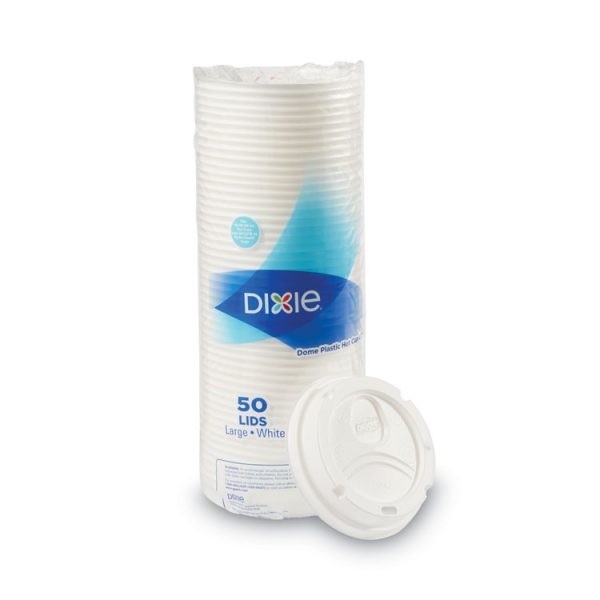 White Dome Lid Fits 10 Oz To 16 Oz Perfectouch Cups, 12 Oz To 20 Oz Hot Cups, Wisesize, 500/carton - Image 3