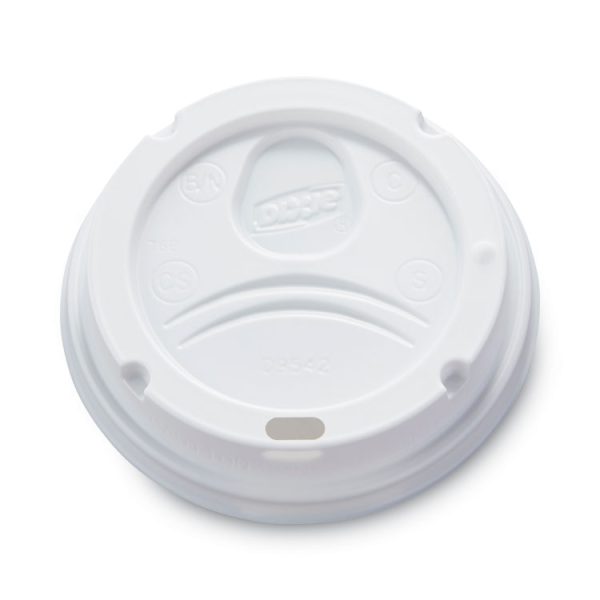 White Dome Lid Fits 10 Oz To 16 Oz Perfectouch Cups, 12 Oz To 20 Oz Hot Cups, Wisesize, 500/carton - Image 2