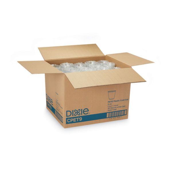 Clear Plastic Pete Cups, 9 Oz, Squat, 50/sleeve, 20 Sleeves/carton - Image 4