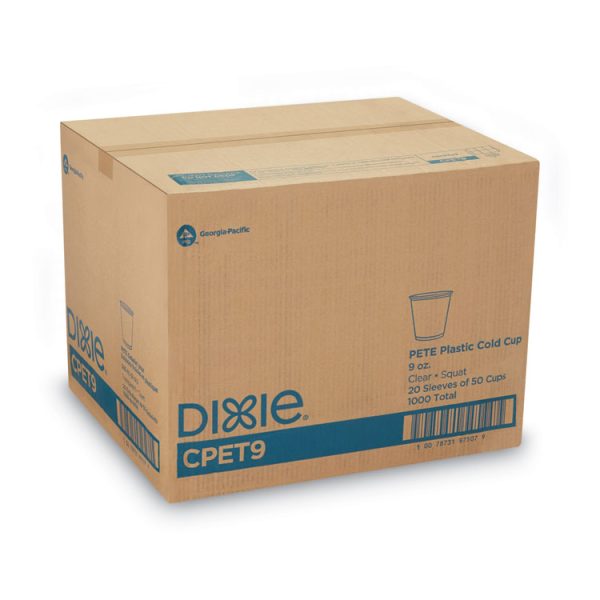 Clear Plastic Pete Cups, 9 Oz, Squat, 50/sleeve, 20 Sleeves/carton - Image 5