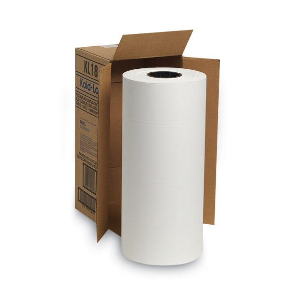 Kold-Lok Polyethylene-Coated Freezer Paper Roll, 18" X 1,100 Ft, White - Image 3