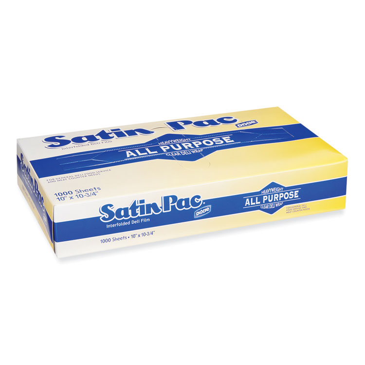 Satin-Pac High Density Polyethylene Deli Film Sheets, 10 X 10.75, Clear, 1,000/pack, 10 Packs/carton - Image 4