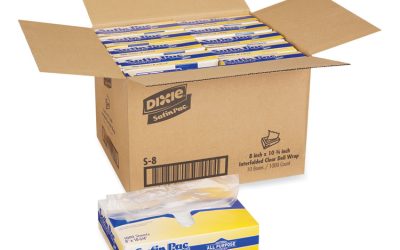 Satin-Pac High Density Polyethylene Film Sheets, 8 X 10.75, 1,000/pack, 10 Packs/carton