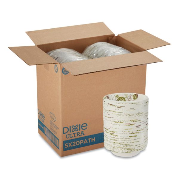 Pathways Heavyweight Paper Bowls, 20 Oz, Green/burgundy, 500/carton - Image 2