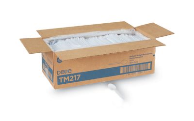 Plastic Cutlery, Heavy Mediumweight Teaspoons, White, 1,000/carton